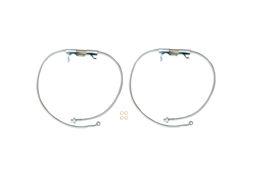 Jeep Wrangler JL and JT Gladiator Front Brakeline Pair D44 for 2-5 Inch Lift EVO Manufacturing