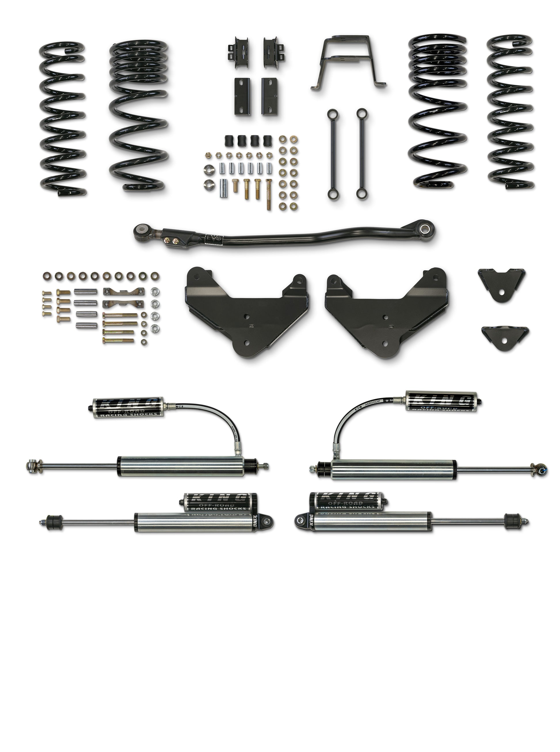 2019-Present Ram 2500 Diesel 3.5 Inch Lift with King 2.5 Inch Remote Reservoir Shocks EVO Manufacturing