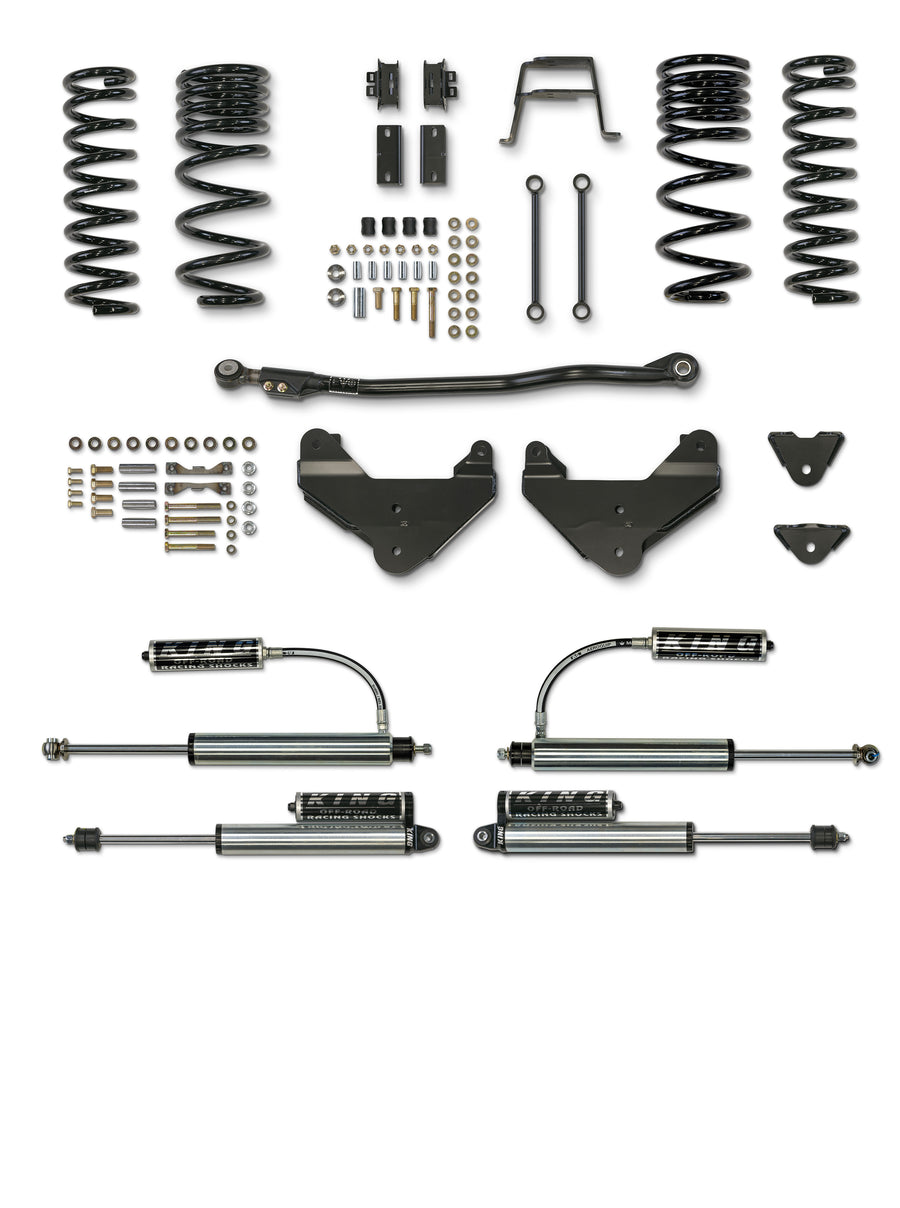 2019-Present Ram 2500 Diesel 3.5 Inch Lift with King 2.5 Inch Remote Reservoir Shocks EVO Manufacturing