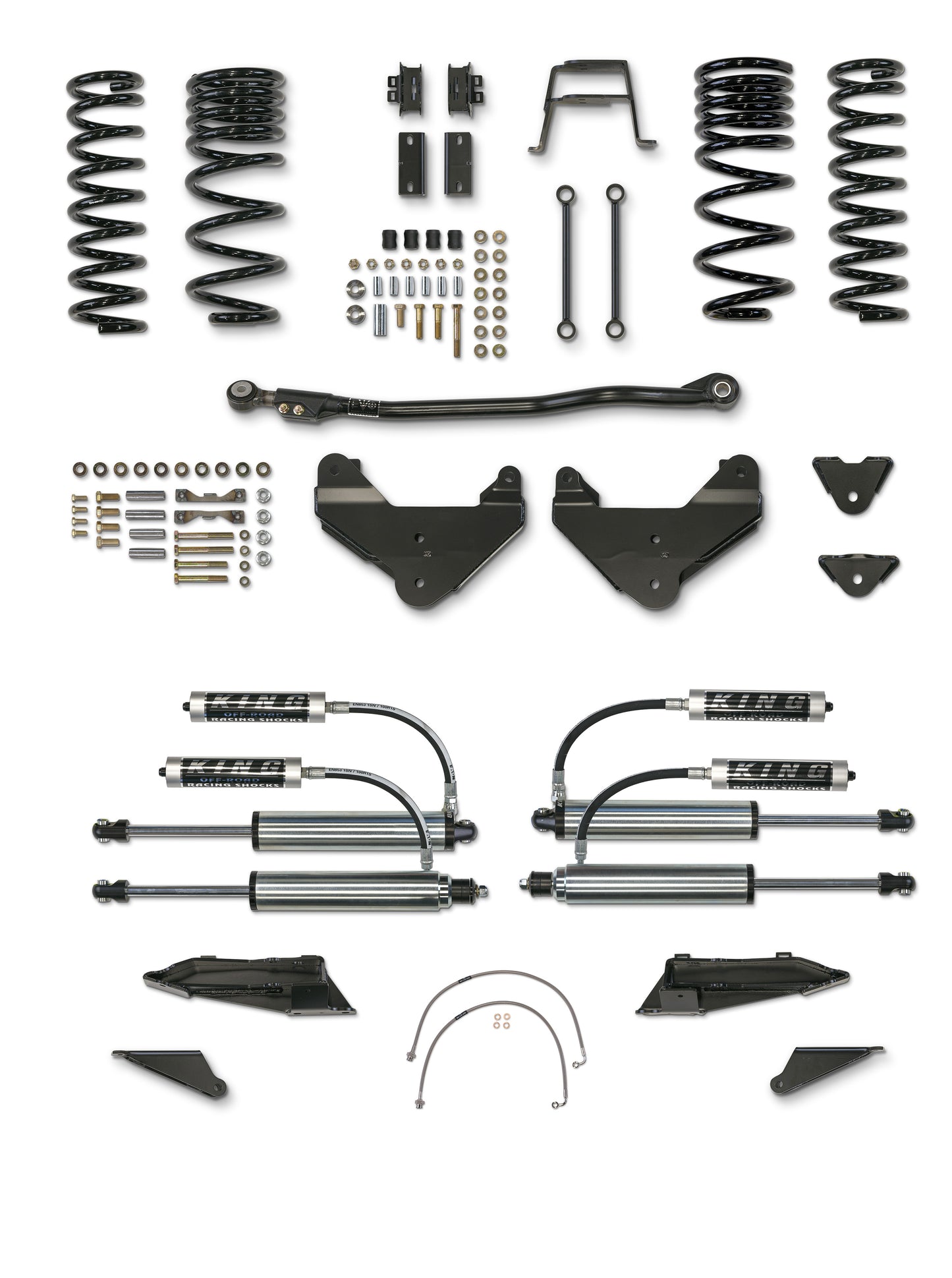 2019-Present Ram 2500 Diesel 3.5 Inch Lift with King 3.0 Inch Remote Reservoir Shocks EVO Manufacturing