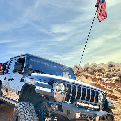 Shorty Front Bumper With Winch Plate For 18-25 Jeep Wrangler JL 2-4 Door 20-25 Gladiator
