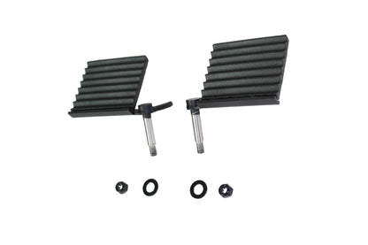 Fishbone Offroad Foot Peg Set for 2018 & Up Jeep Wrangler JL/Wrangler Unlimited JLU, 2020 & Up Jeep Gladiator JT FB21082
