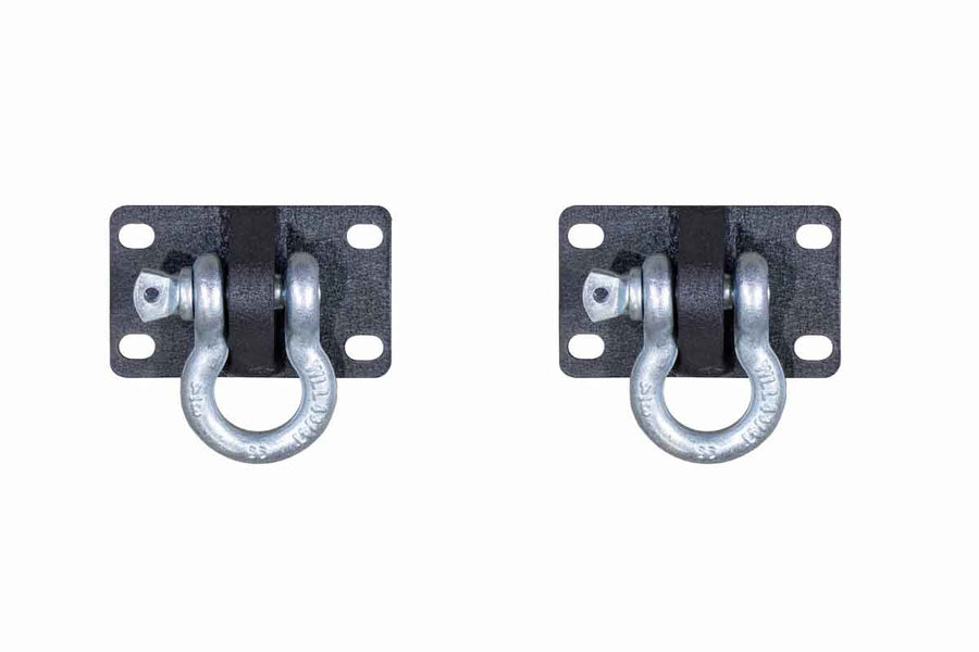 Fishbone Offroad Barracuda D-ring Mount Set For 2007 & Up Jeep Wrangler & 2020-Current Jeep Gladiator FB22344