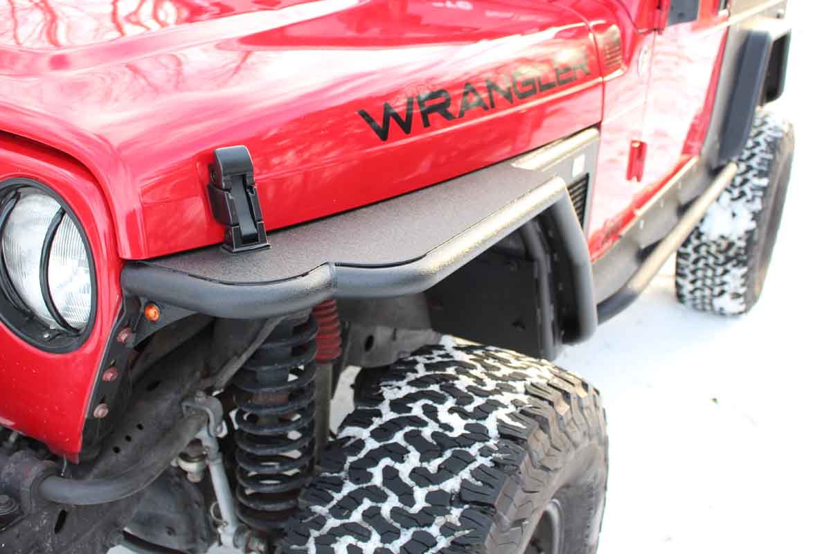 Fishbone Offroad Rear Tube Fender Set for 1997-2006 Jeep Wrangler FB23029R
