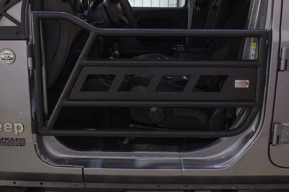 Fishbone Offroad Front Tube Doors for 2018-2025 Jeep Wrangler JL FB24087