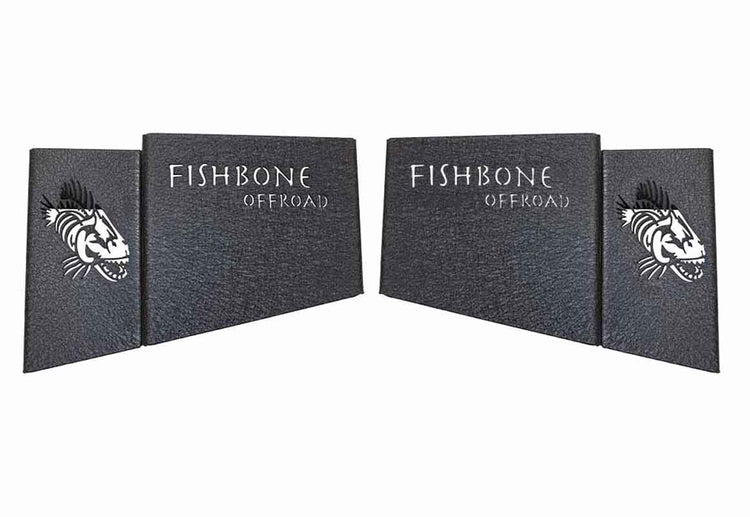 Fishbone Offroad Wheel Well Storage Bins for 2018-2023 Wrangler Unlimited JLU FB25100