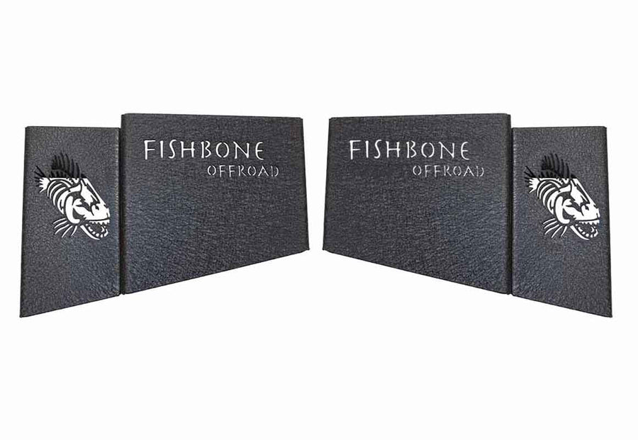 Fishbone Offroad Wheel Well Storage Bins for 2018-2023 Wrangler Unlimited JLU FB25100