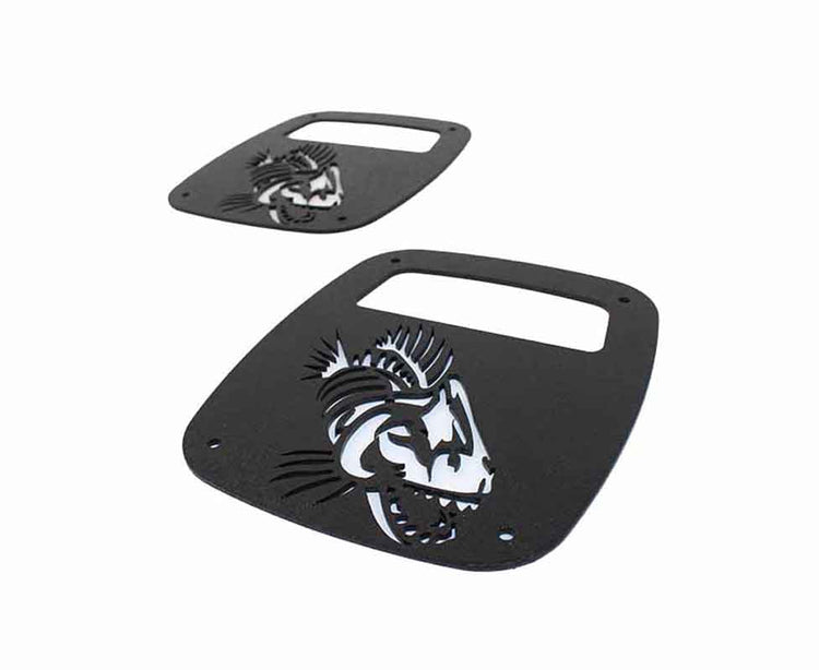 Fishbone Offroad Tail Light Covers for 1976-2006 Jeep CJ & Wrangler FB31044