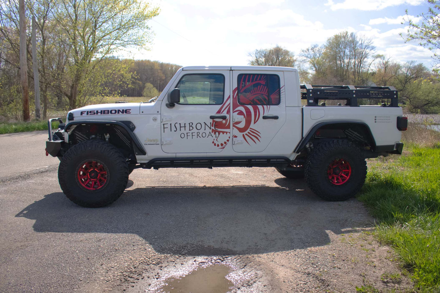 Fishbone Offroad Rear Aluminum Elite Fenders for 2020 & Up Jeep Gladiator FB33145R