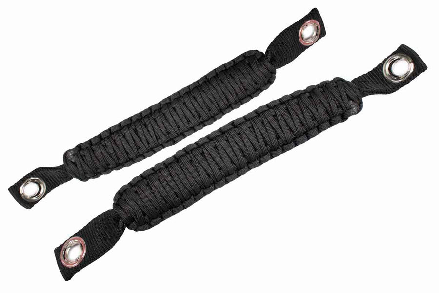 Fishbone Offroad Black Paracord Grab Handles for 2007-2018 Jeep Wrangler FB55283
