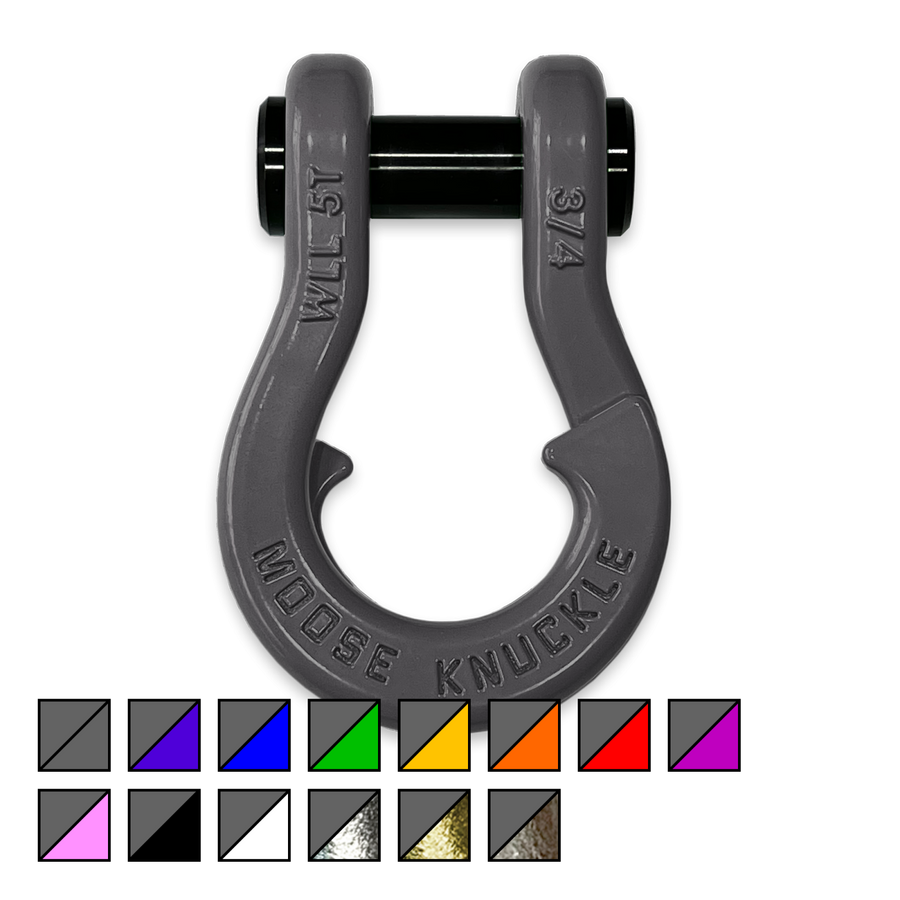Jowl Recovery Split Shackle 3/4 Gun Gray Moose Knuckle Offroad