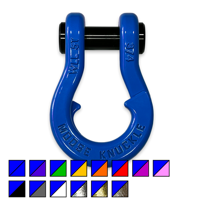 Jowl Recovery Split Shackle 3/4 Blue Balls Moose Knuckle Offroad