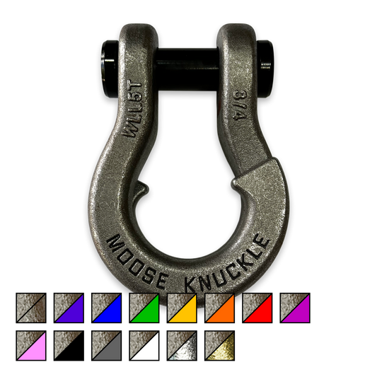 Jowl Recovery Split Shackle 3/4 Raw Dog Moose Knuckle Offroad
