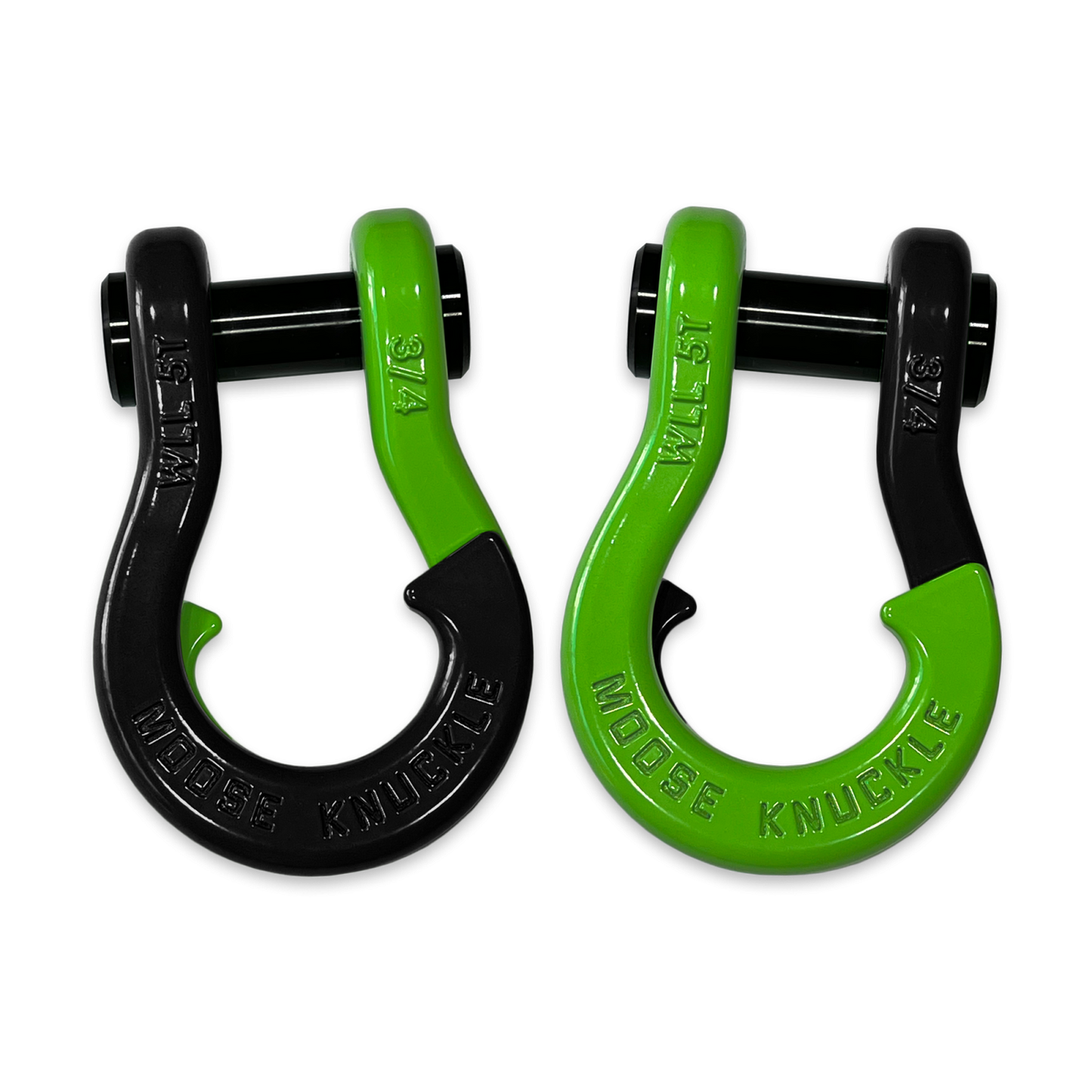 Jowl Recovery Split Shackle 3/4 Black Hole Moose Knuckle Offroad