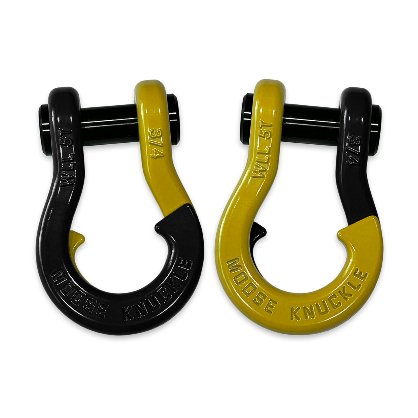 Jowl Recovery Split Shackle 3/4 Black Hole Moose Knuckle Offroad