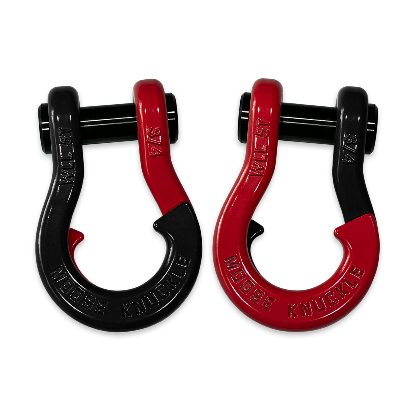 Jowl Recovery Split Shackle 3/4 Black Hole Moose Knuckle Offroad
