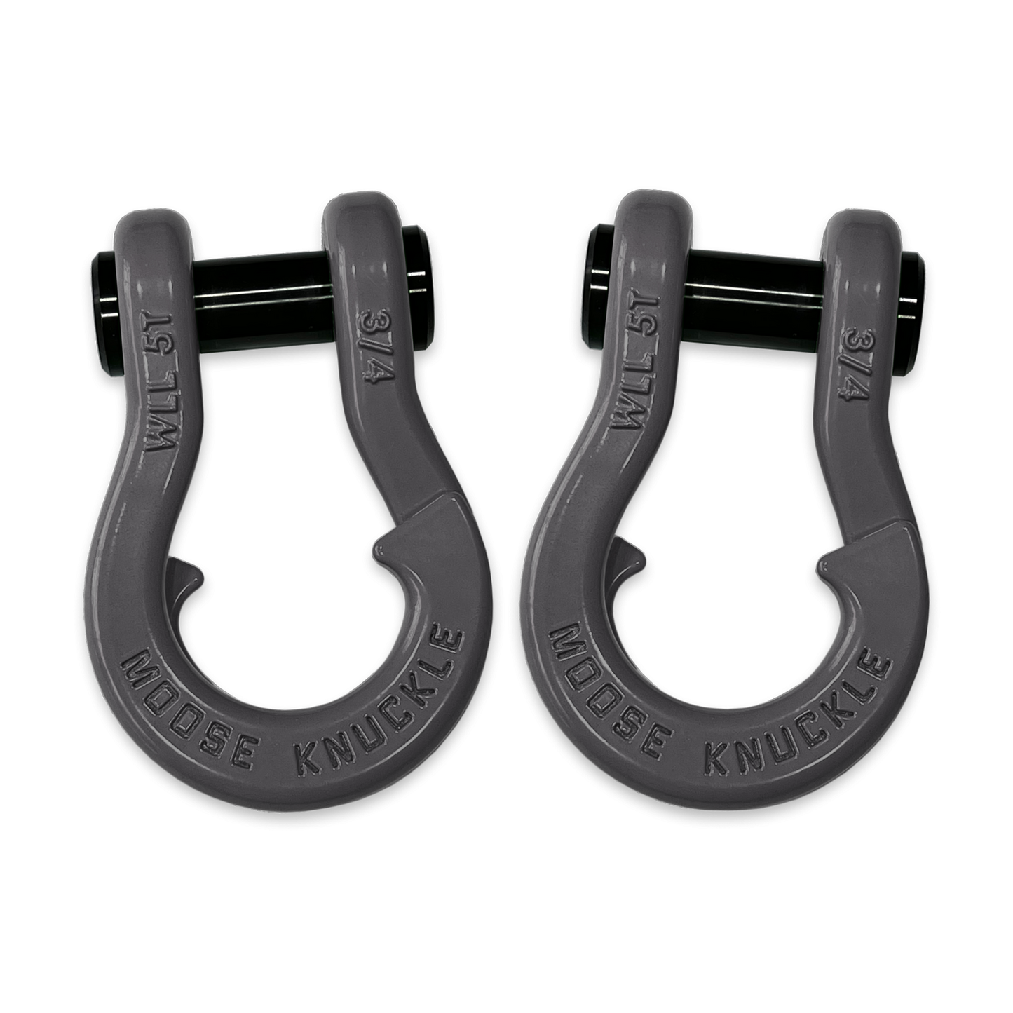 Jowl Recovery Split Shackle 3/4 Gun Gray Moose Knuckle Offroad