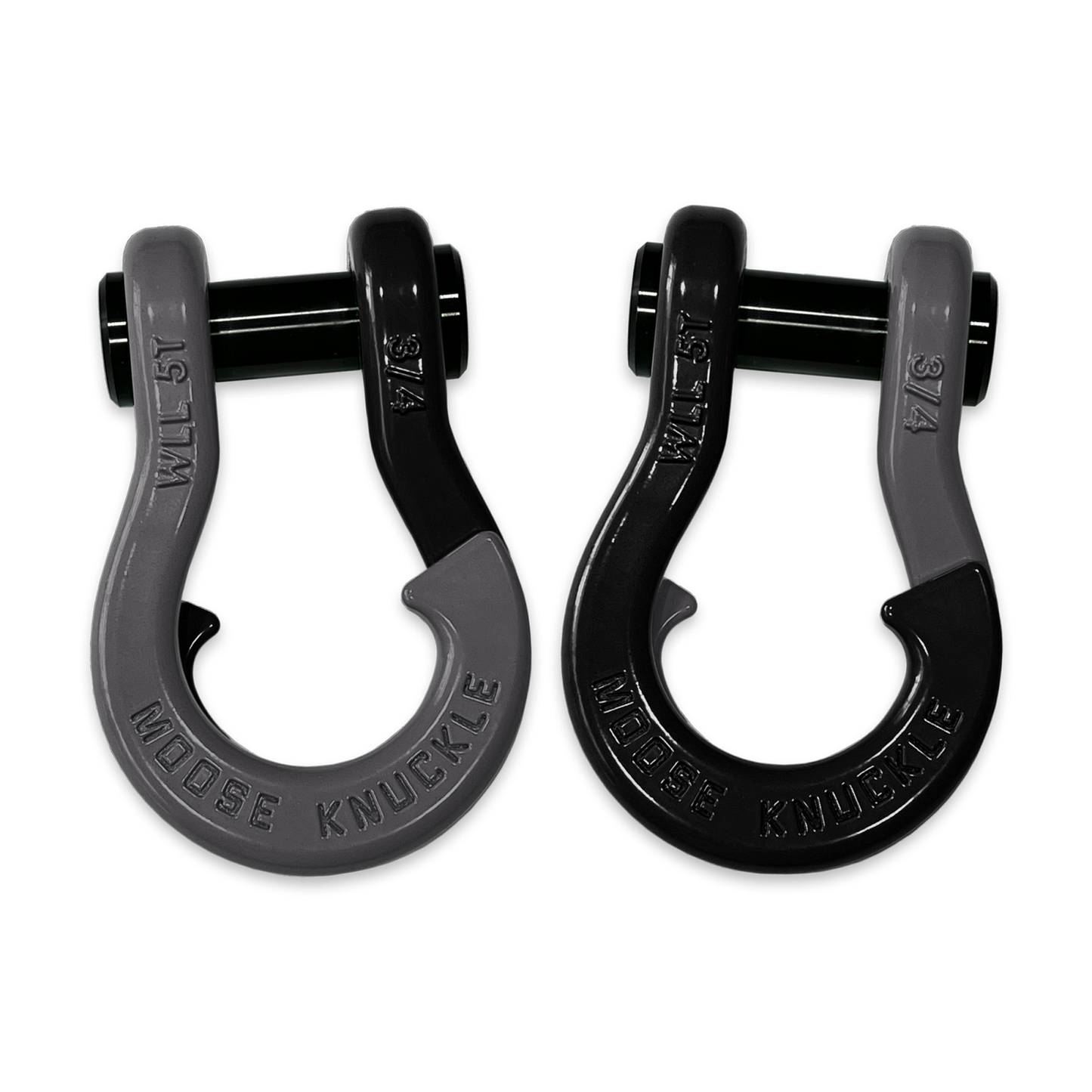 Jowl Recovery Split Shackle 3/4 Gun Gray Moose Knuckle Offroad