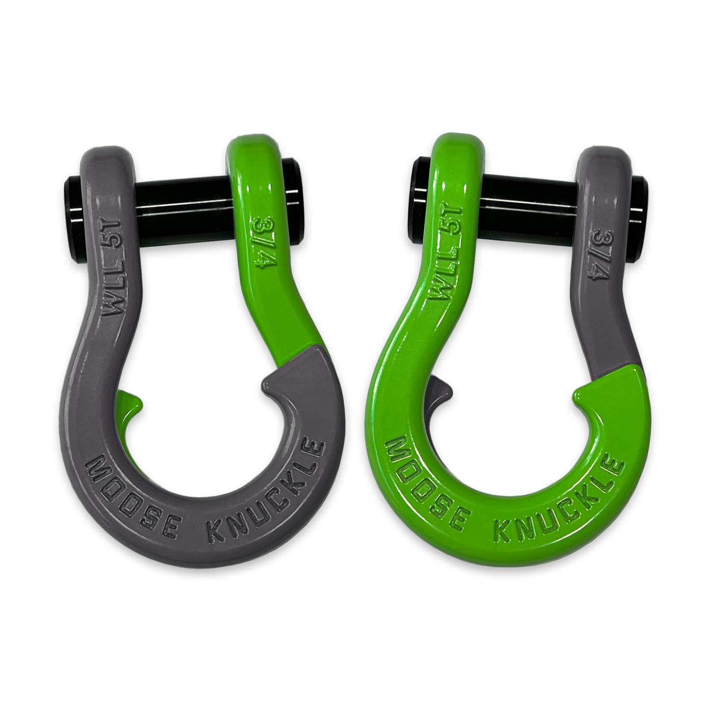 Jowl Recovery Split Shackle 3/4 Gun Gray Moose Knuckle Offroad