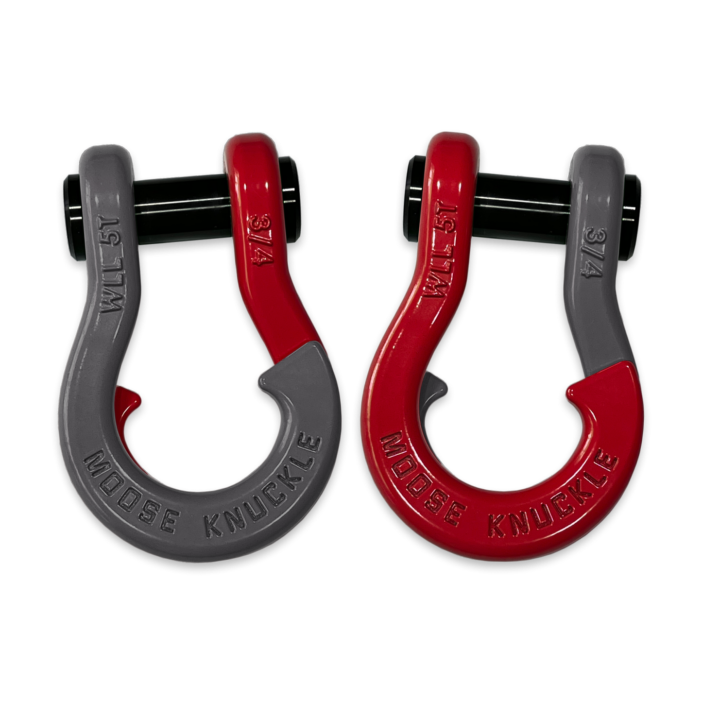 Jowl Recovery Split Shackle 3/4 Gun Gray Moose Knuckle Offroad