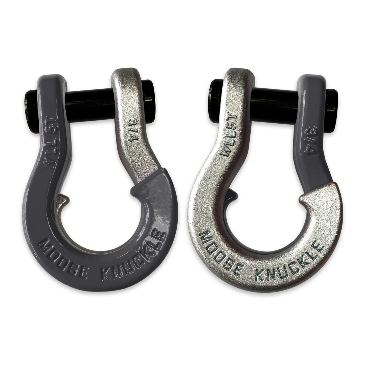 Jowl Recovery Split Shackle 3/4 Gun Gray Moose Knuckle Offroad