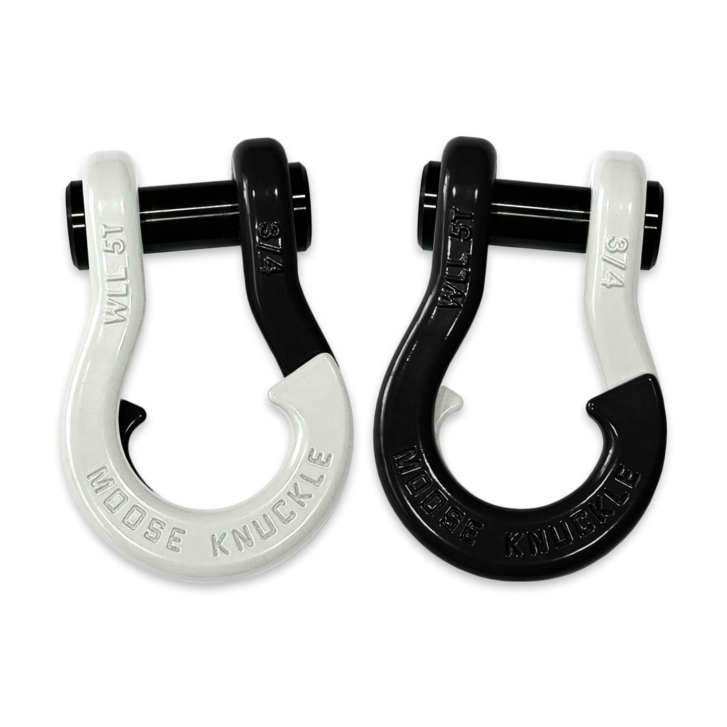 Jowl Recovery Split Shackle 3/4 Pure White Moose Knuckle Offroad