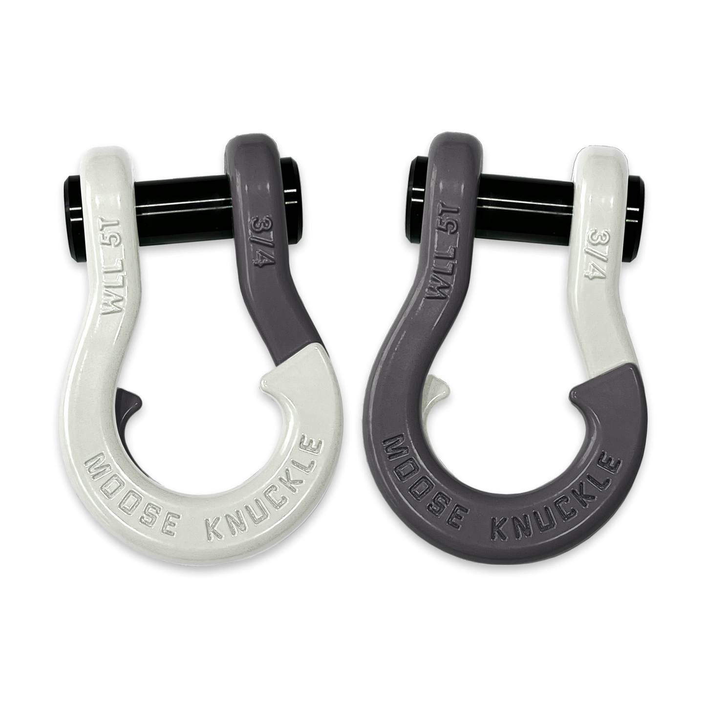 Jowl Recovery Split Shackle 3/4 Pure White Moose Knuckle Offroad