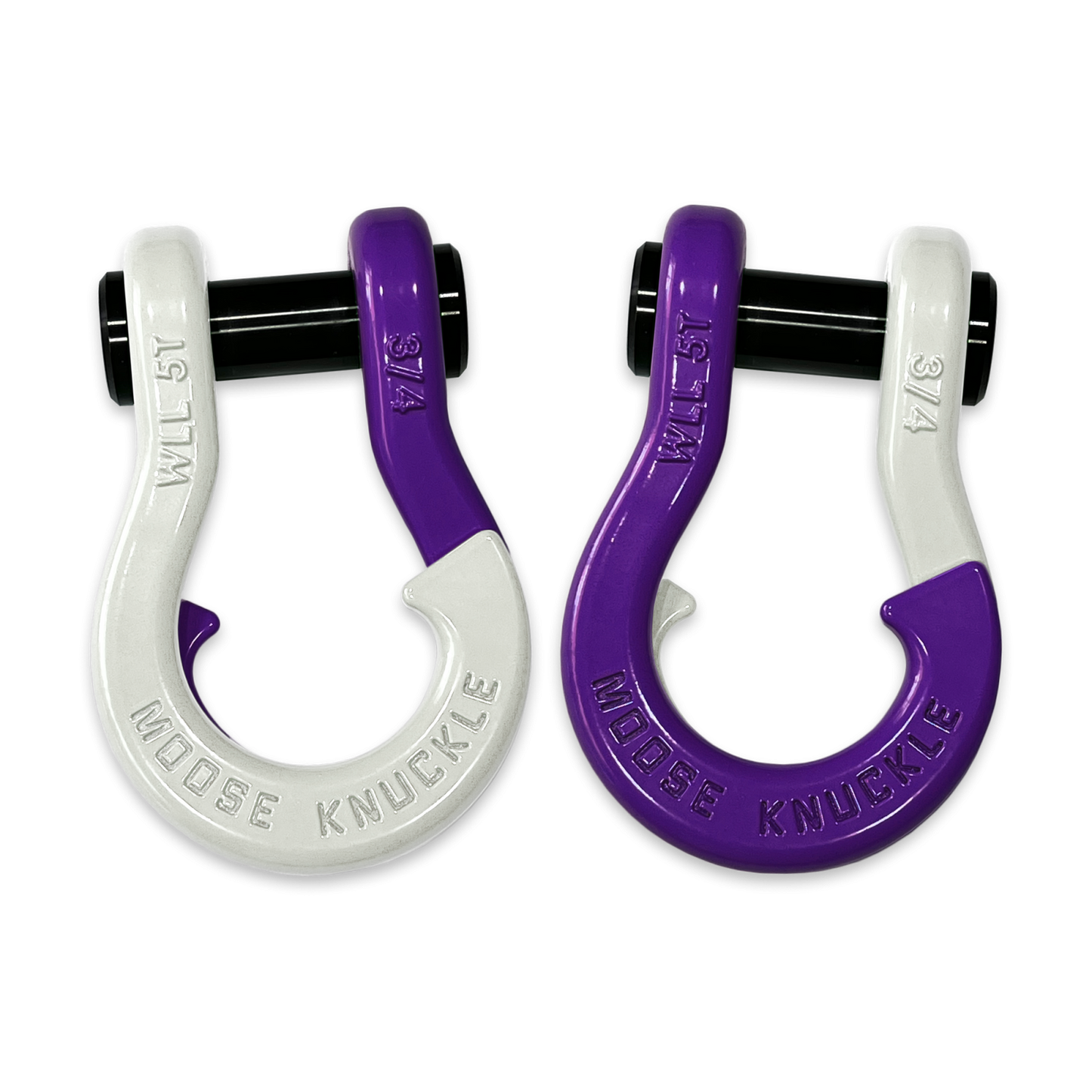 Jowl Recovery Split Shackle 3/4 Pure White Moose Knuckle Offroad