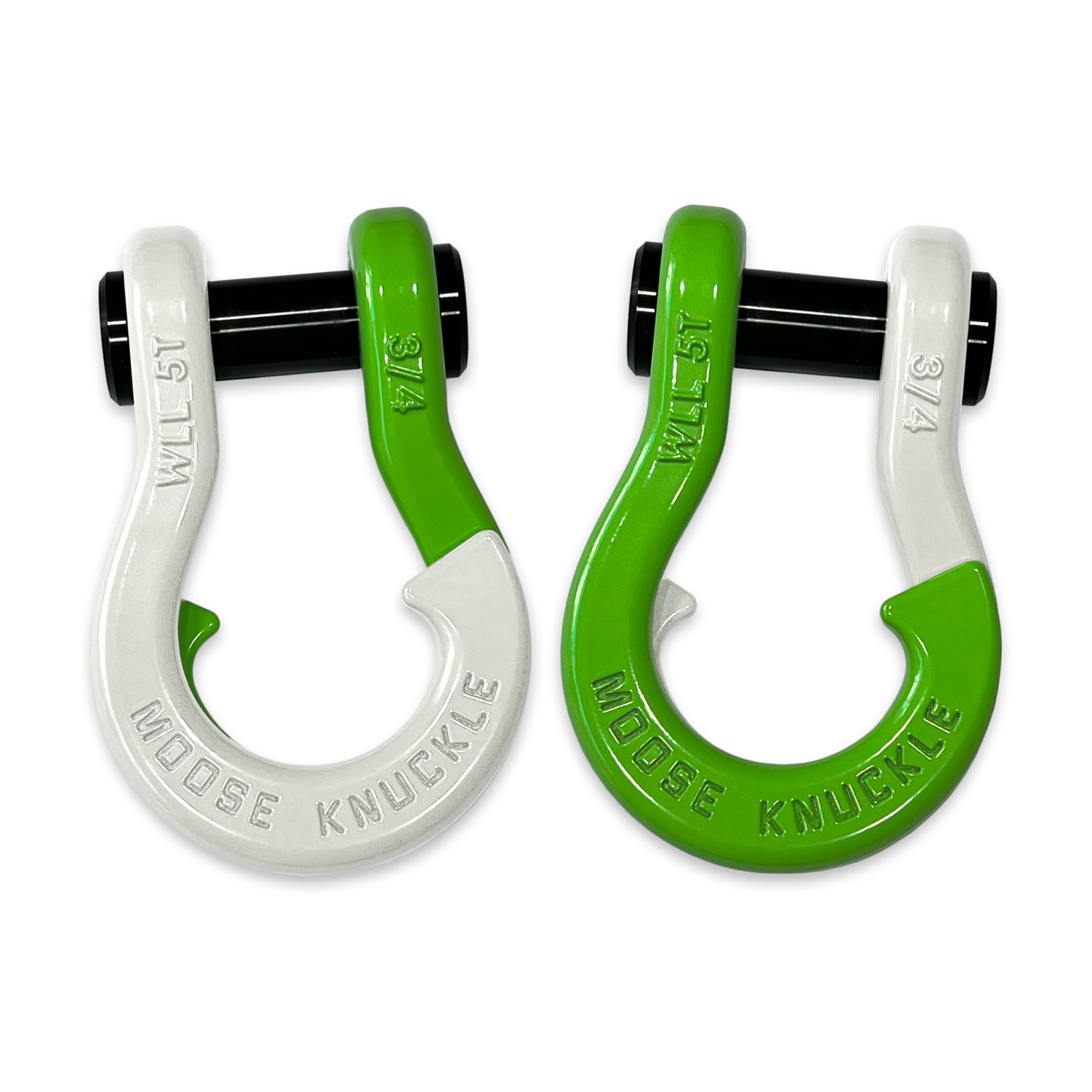 Jowl Recovery Split Shackle 3/4 Pure White Moose Knuckle Offroad
