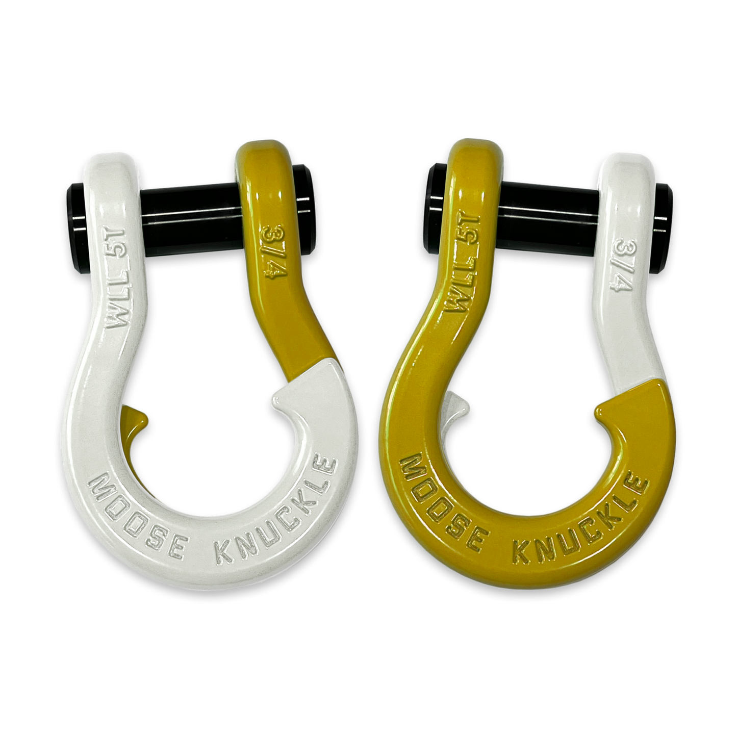 Jowl Recovery Split Shackle 3/4 Pure White Moose Knuckle Offroad