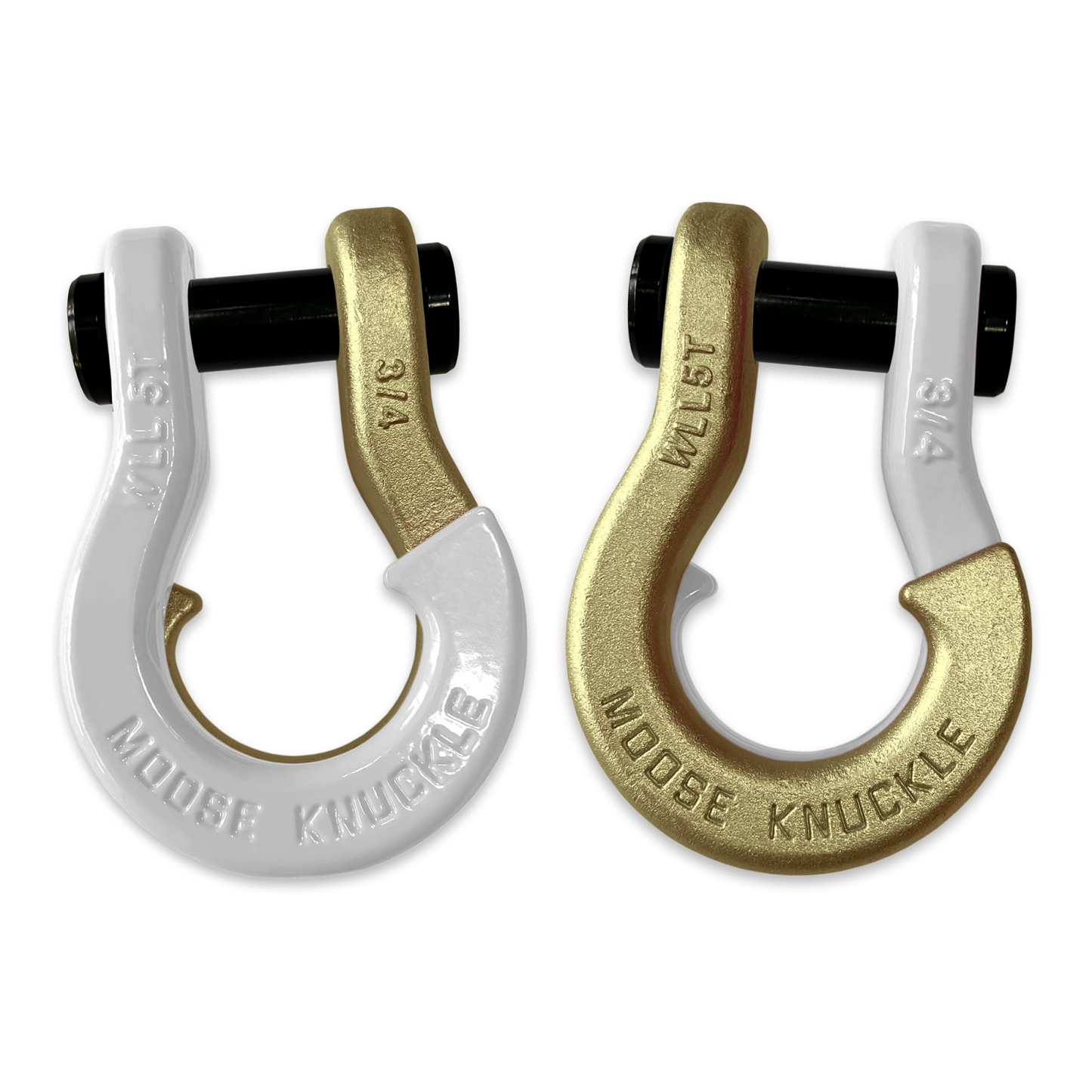 Jowl Recovery Split Shackle 3/4 Pure White Moose Knuckle Offroad