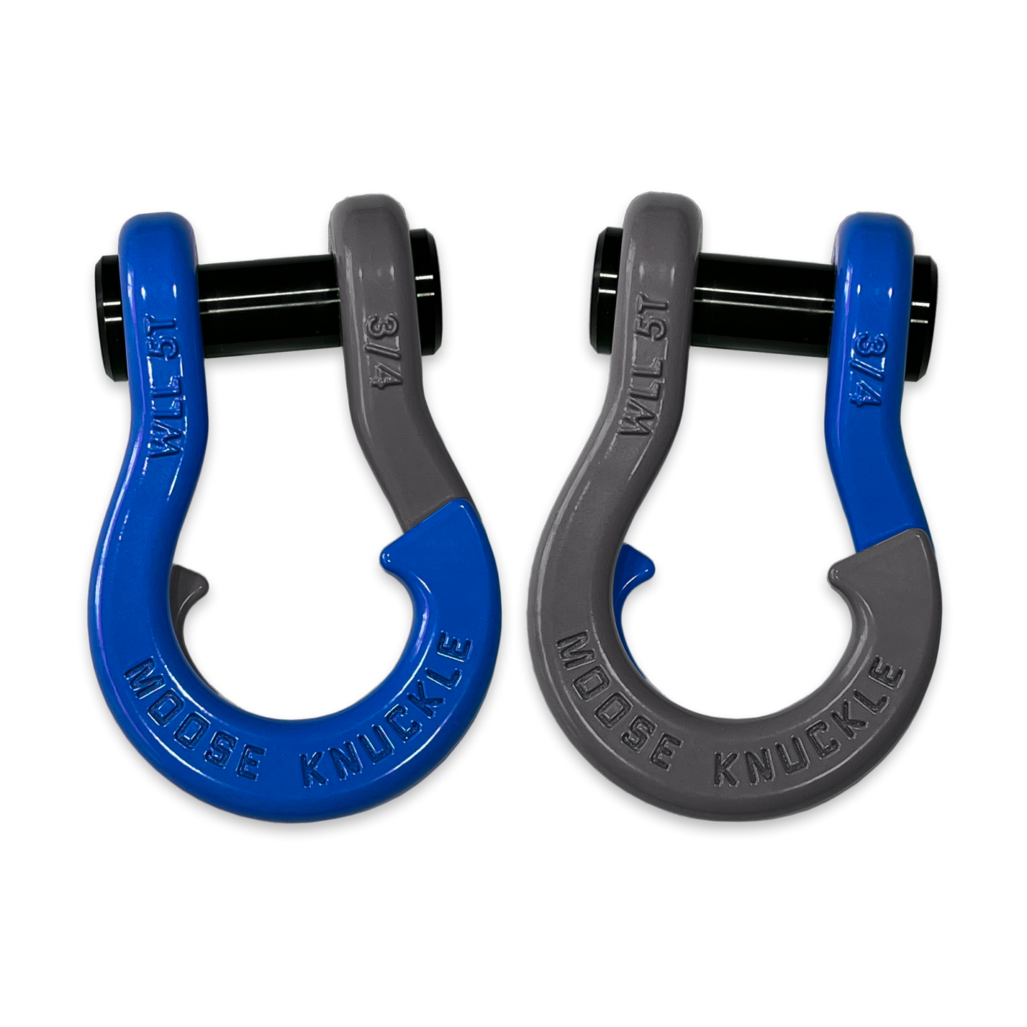 Jowl Recovery Split Shackle 3/4 Blue Balls Moose Knuckle Offroad