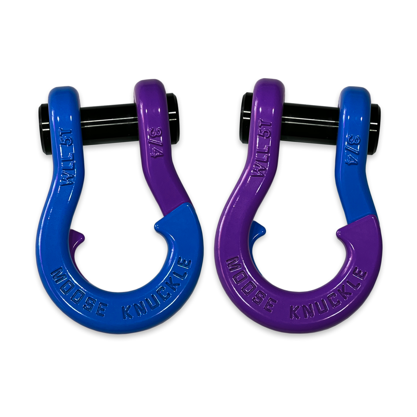 Jowl Recovery Split Shackle 3/4 Blue Balls Moose Knuckle Offroad