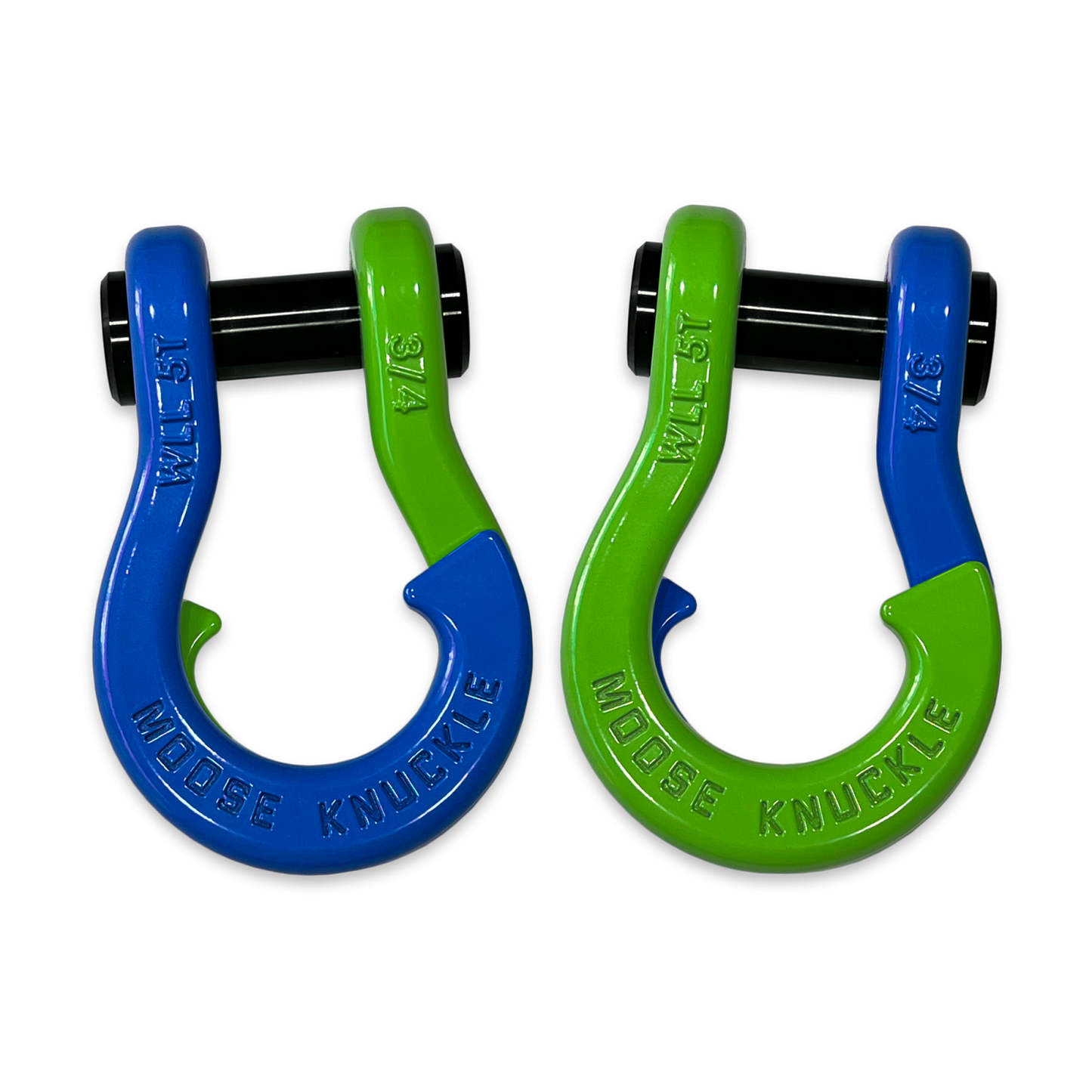 Jowl Recovery Split Shackle 3/4 Blue Balls Moose Knuckle Offroad