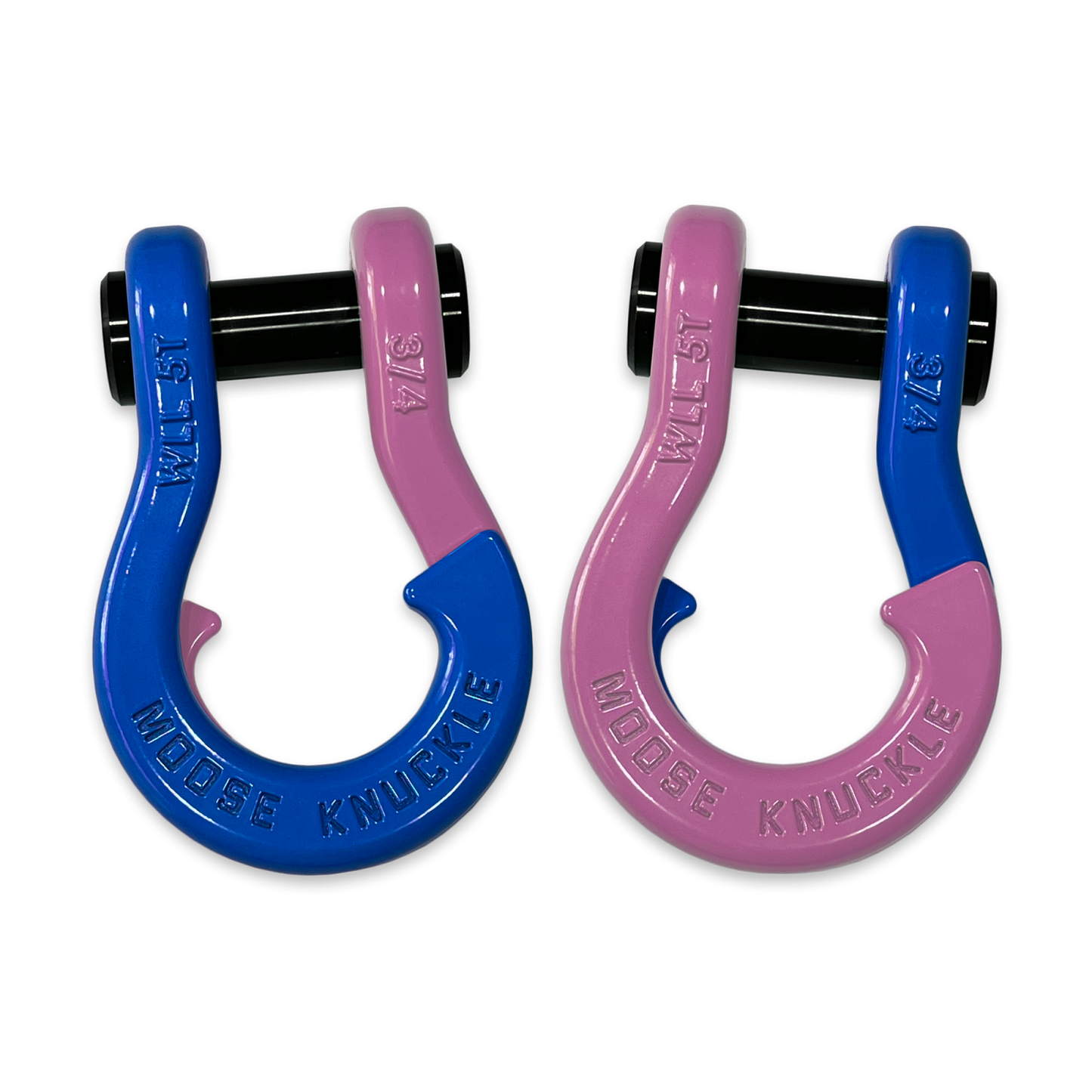 Jowl Recovery Split Shackle 3/4 Blue Balls Moose Knuckle Offroad