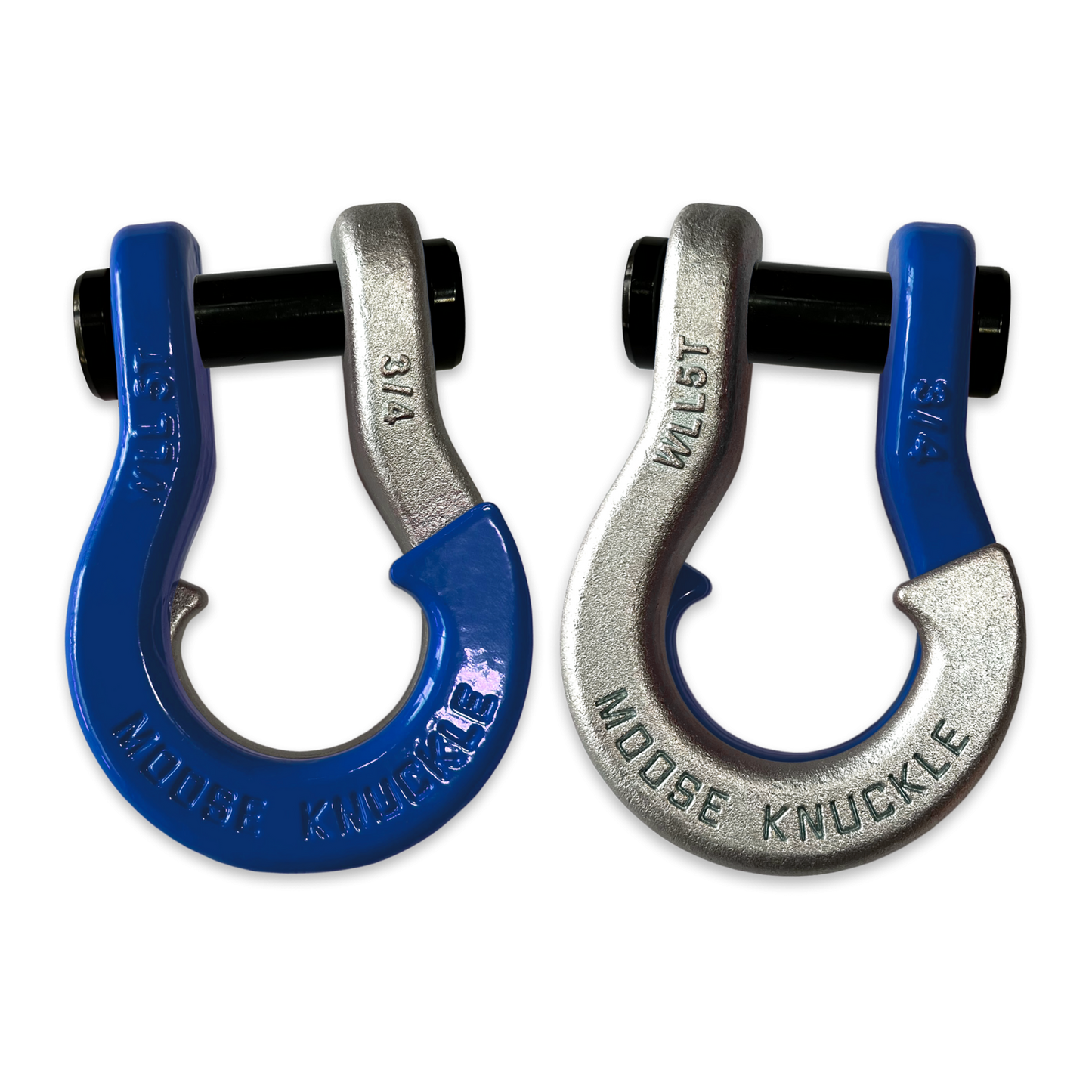 Jowl Recovery Split Shackle 3/4 Blue Balls Moose Knuckle Offroad