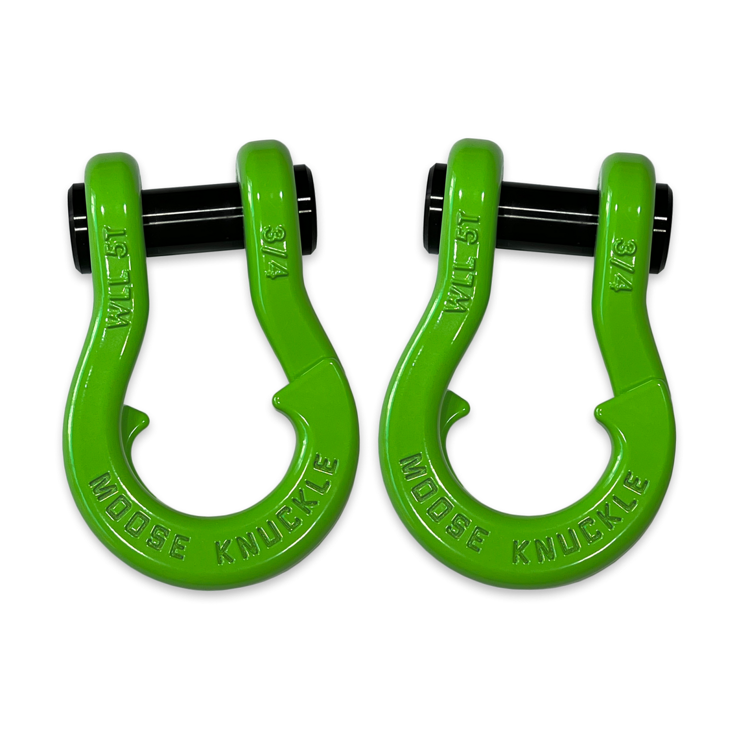 Jowl Recovery Split Shackle 3/4 Sublime Green Moose Knuckle Offroad