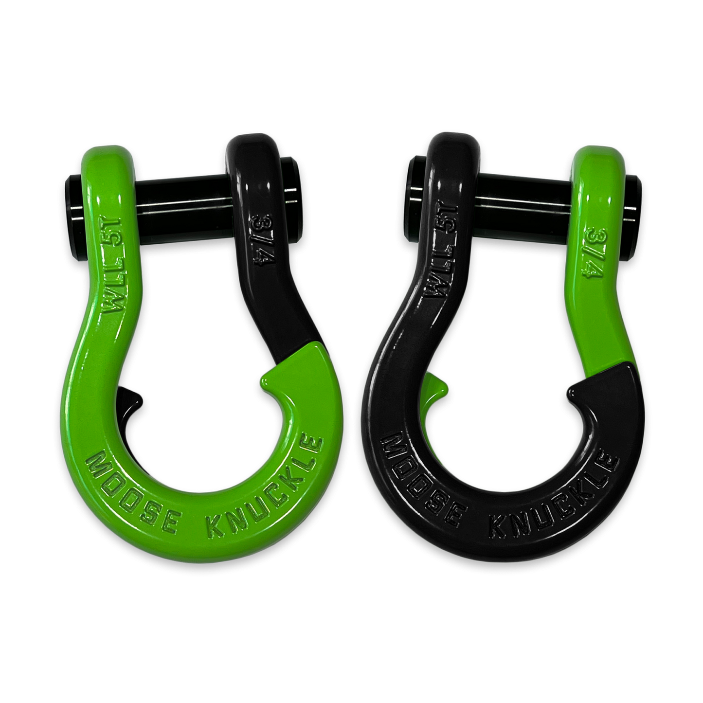 Jowl Recovery Split Shackle 3/4 Sublime Green Moose Knuckle Offroad