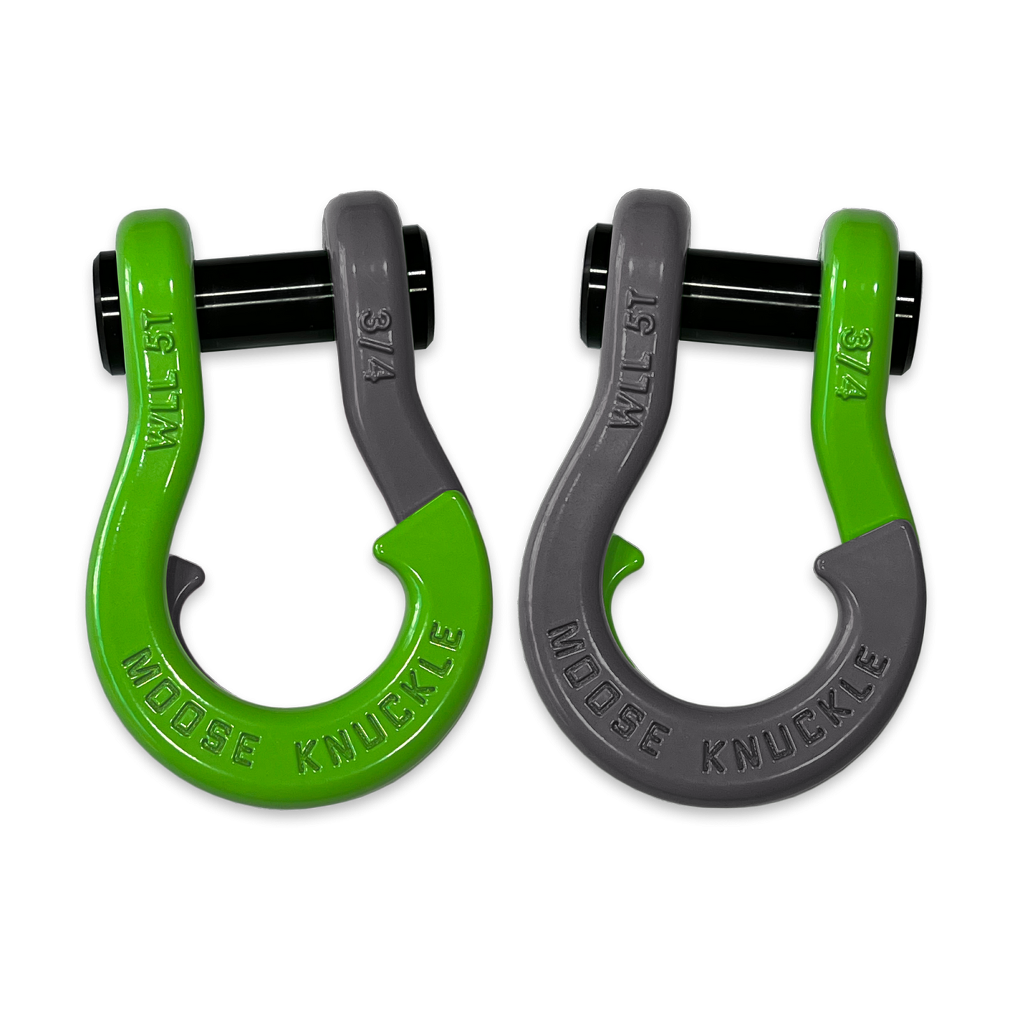 Jowl Recovery Split Shackle 3/4 Sublime Green Moose Knuckle Offroad