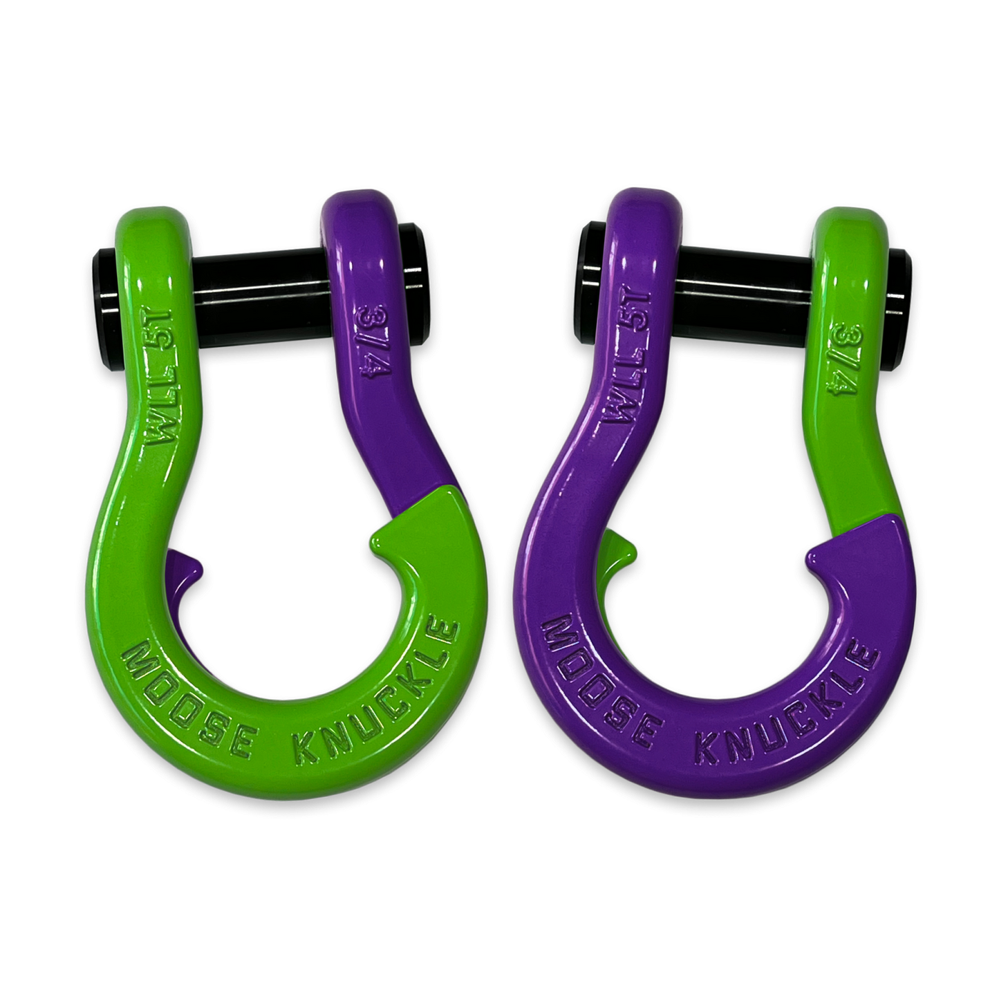 Jowl Recovery Split Shackle 3/4 Sublime Green Moose Knuckle Offroad
