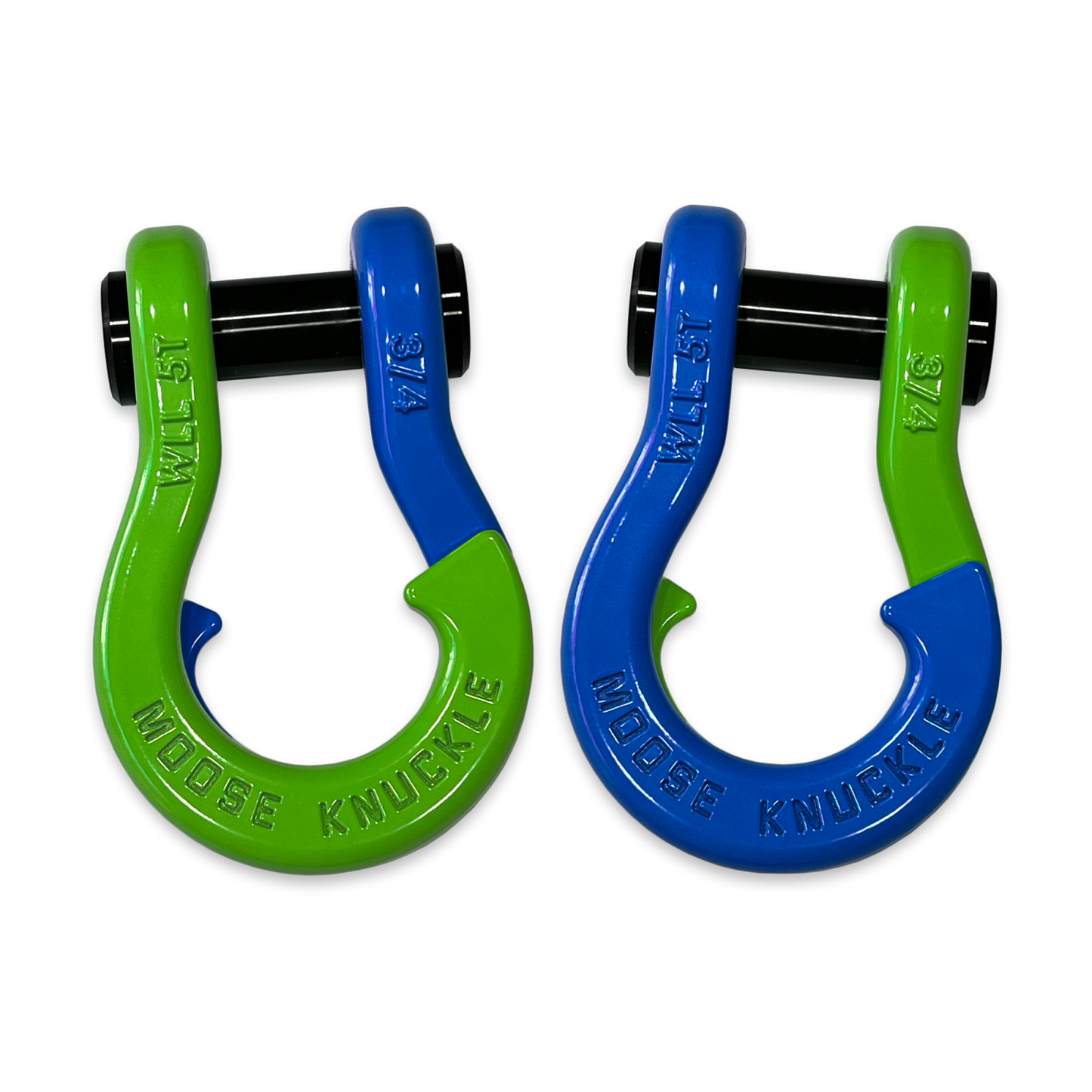Jowl Recovery Split Shackle 3/4 Sublime Green Moose Knuckle Offroad