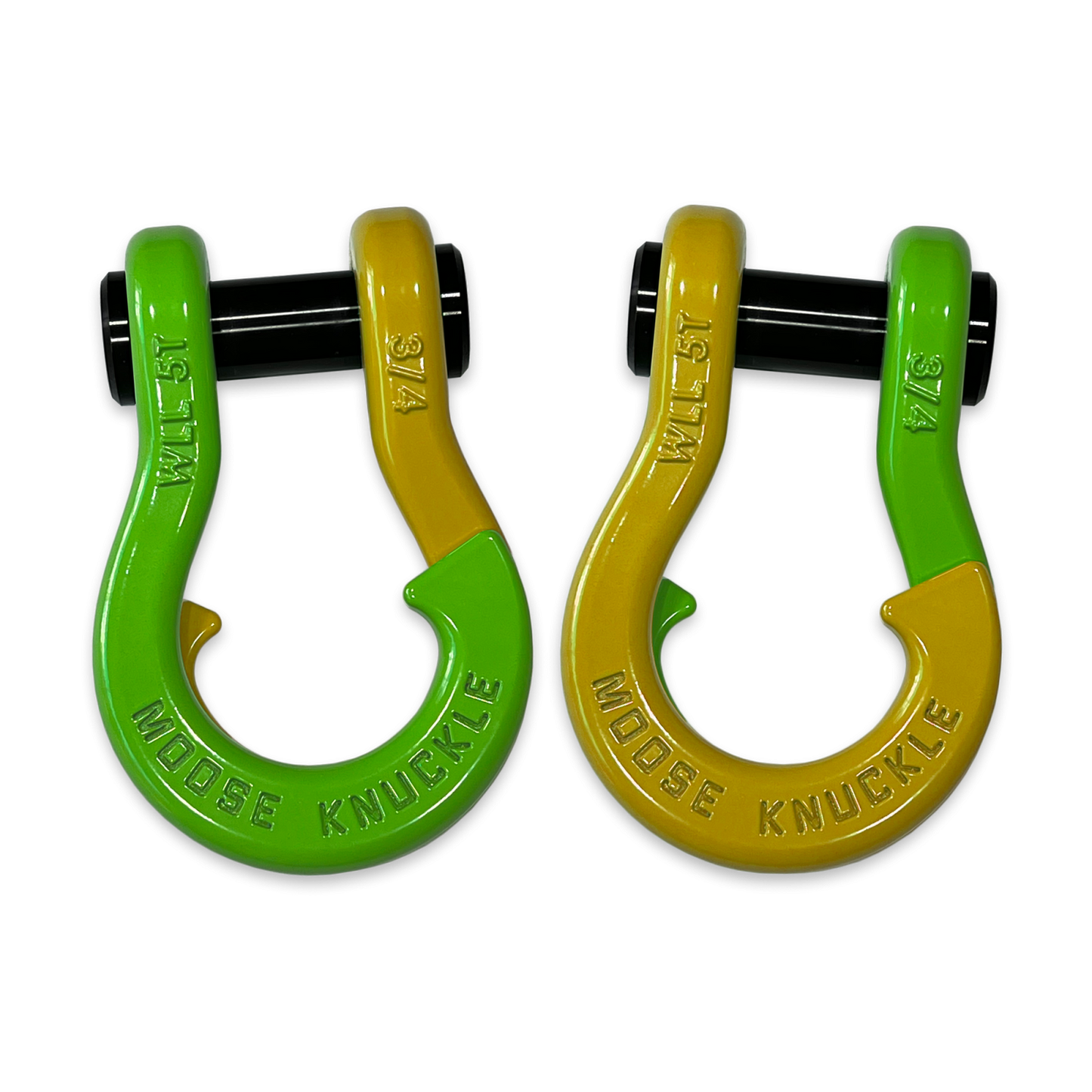 Jowl Recovery Split Shackle 3/4 Sublime Green Moose Knuckle Offroad