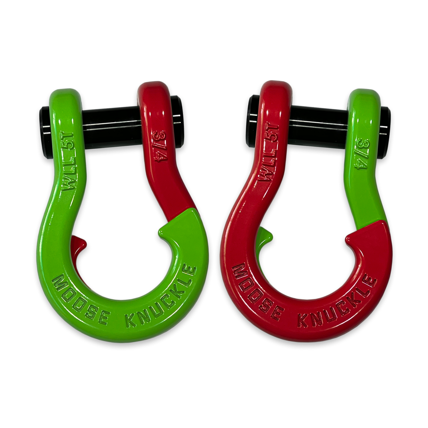 Jowl Recovery Split Shackle 3/4 Sublime Green Moose Knuckle Offroad