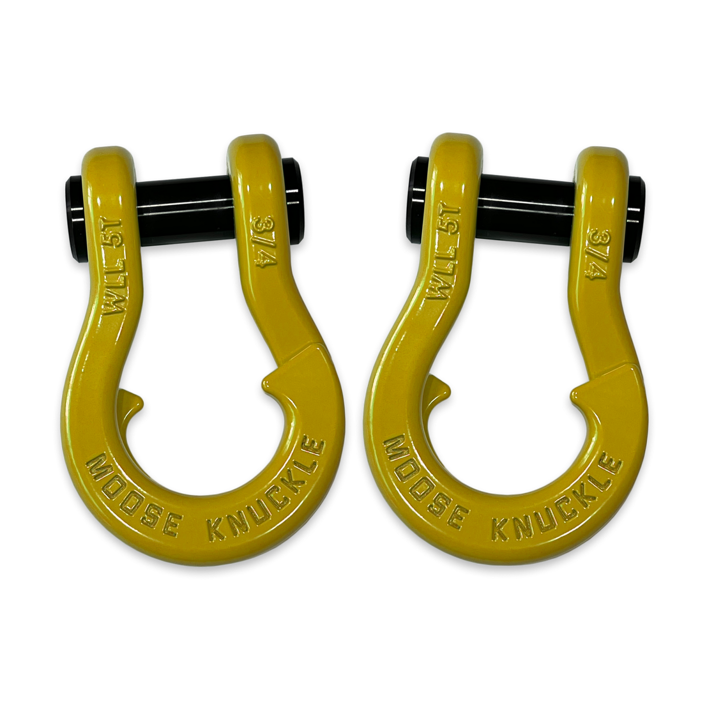 Jowl Recovery Split Shackle 3/4 Detonator Yellow Moose Knuckle Offroad