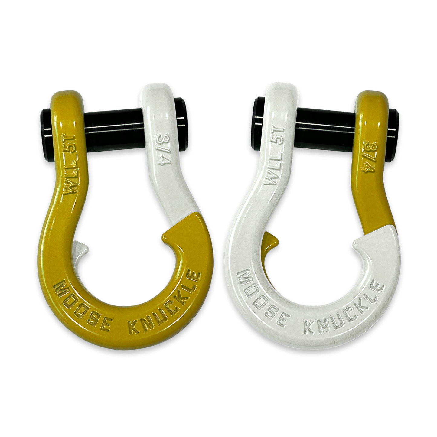 Jowl Recovery Split Shackle 3/4 Detonator Yellow Moose Knuckle Offroad