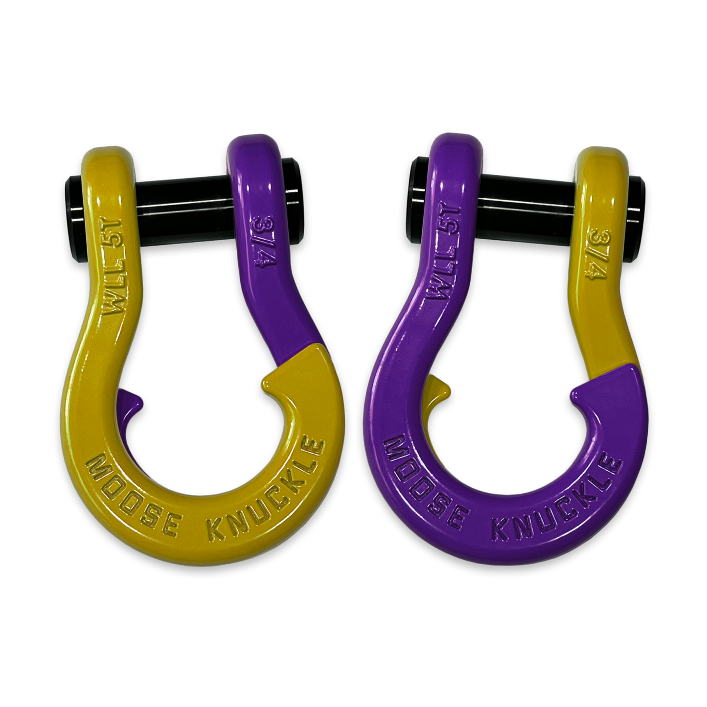 Jowl Recovery Split Shackle 3/4 Detonator Yellow Moose Knuckle Offroad