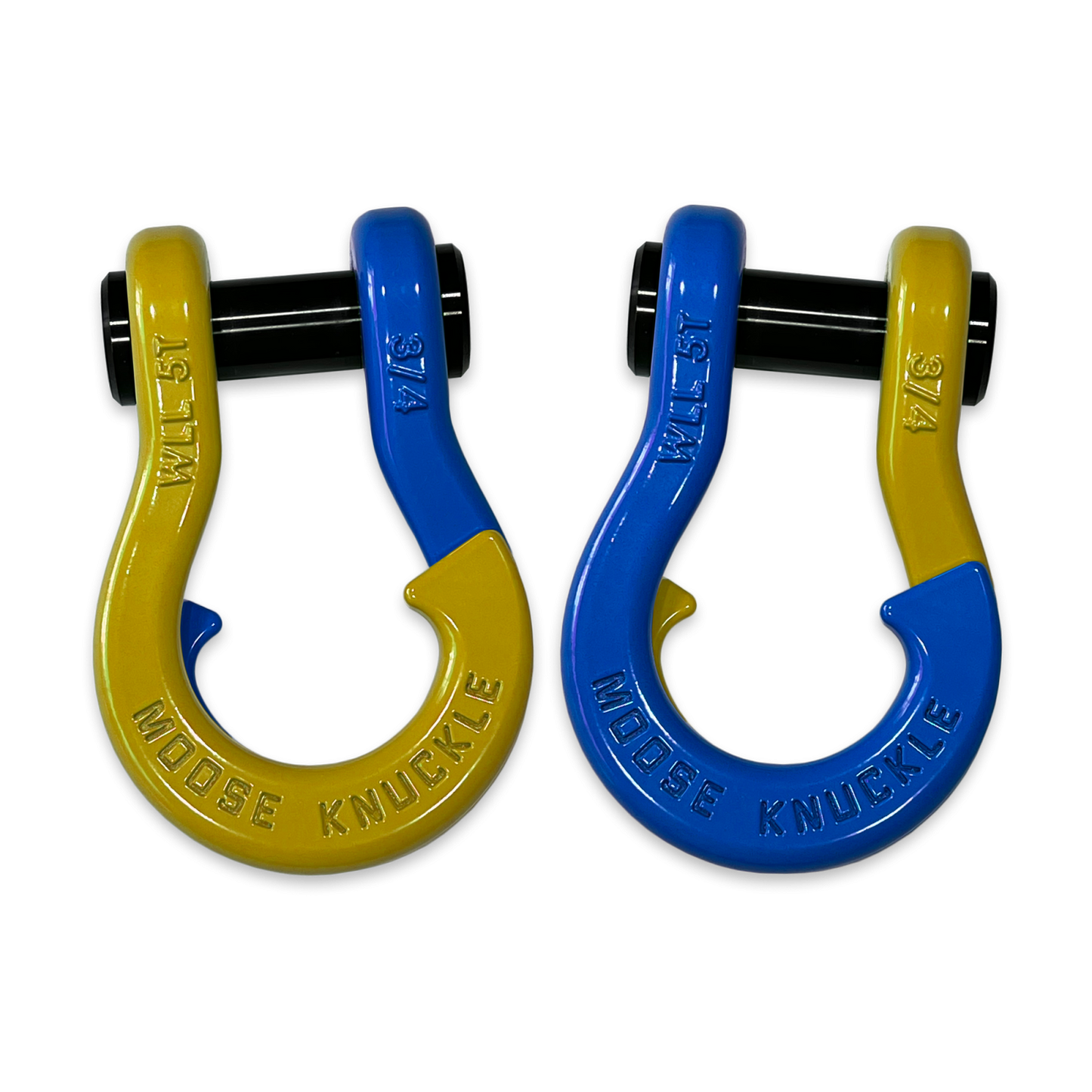 Jowl Recovery Split Shackle 3/4 Detonator Yellow Moose Knuckle Offroad