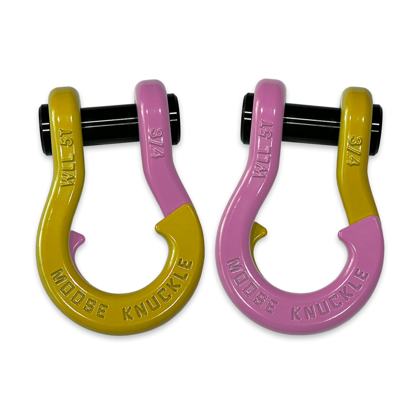 Jowl Recovery Split Shackle 3/4 Detonator Yellow Moose Knuckle Offroad