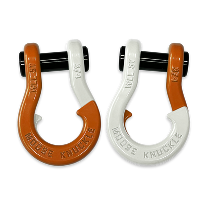 Jowl Recovery Split Shackle 3/4 Obscene Orange Moose Knuckle Offroad