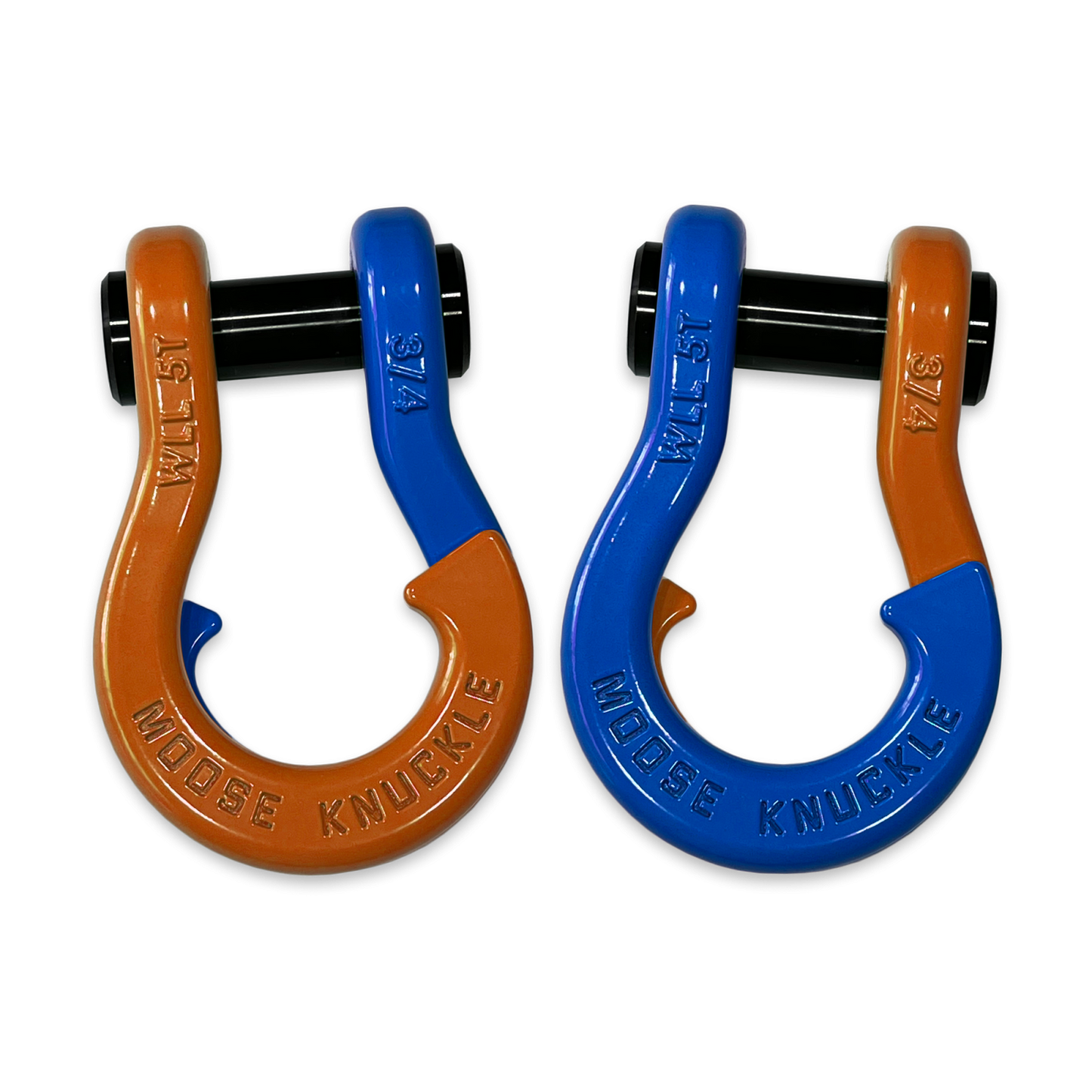 Jowl Recovery Split Shackle 3/4 Obscene Orange Moose Knuckle Offroad